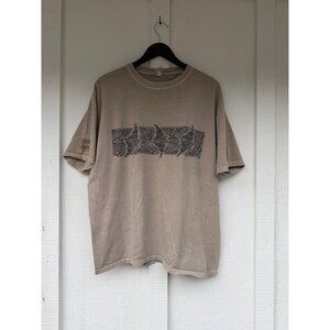 CrazyShirts Hawaii Stingray Tribal Men's XL KONA COFFEE Dyed